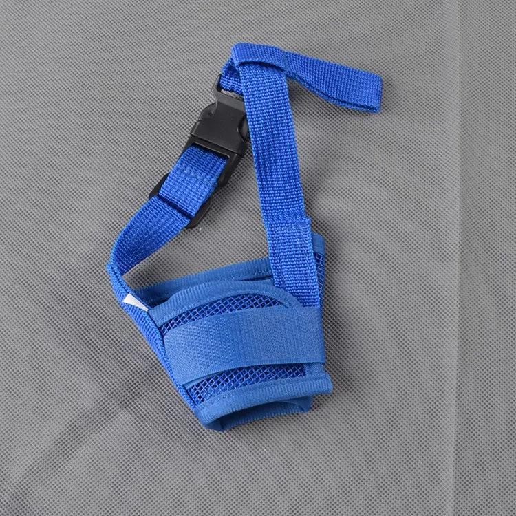 Anti Barking Dog Muzzle For Small Large Dogs Adjustable Mesh Breathable Pet Mouth Muzzles For Dogs Nylon Straps Dog Accessories - Image 5
