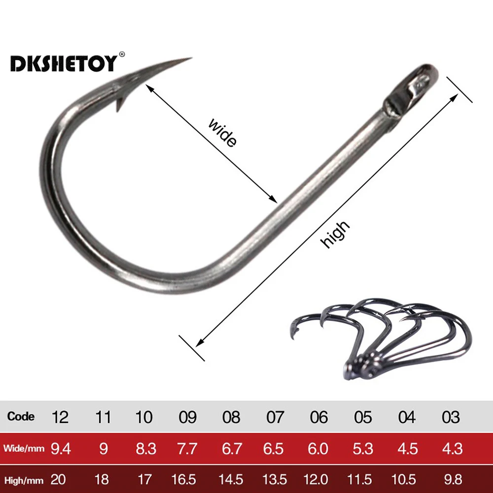 100-1000pcs Fish Hooks with barbed fishhook For Bait With Plastic Box Kit For Saltwater Freshwater fishing tools - Image 5