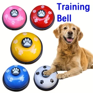 Interactive Dog Training Bell Toy, Iron Material, Non-Battery Operated Puppy Potty Training Ring, Pet Doorbell for Call & Reward