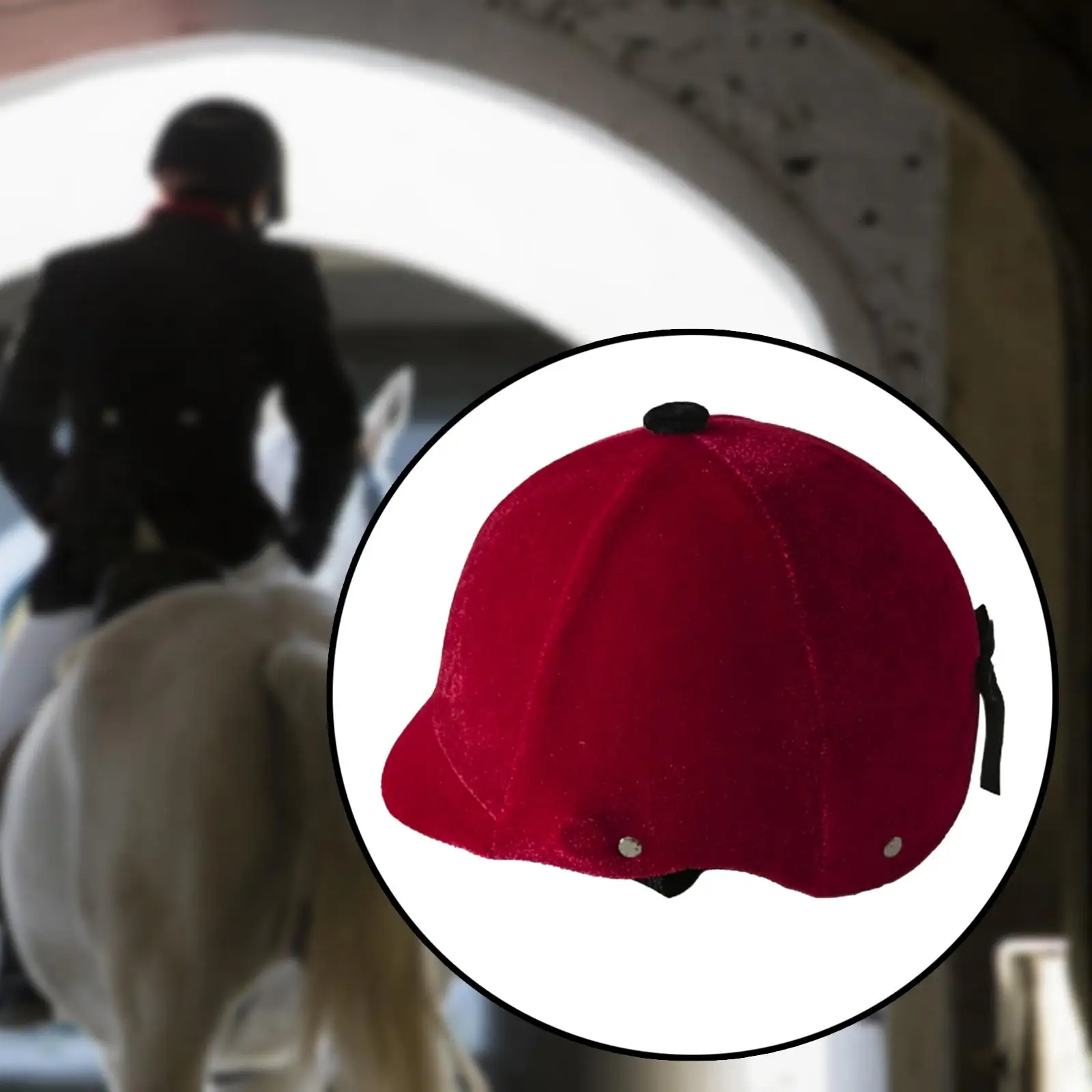Horse Riding Helmet Professional Riding Cap Protective Gear Outdoor Sports Equestrian Hat Cap Adjustable Lightweight Equipment - Image 3