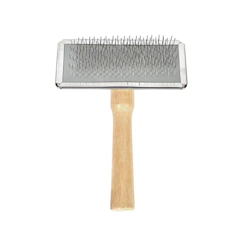 Pet Cat and Dog Grooming Supplies: Hair Remover Brush, Wood Combs, Flea Comb for Shedding - Image 6