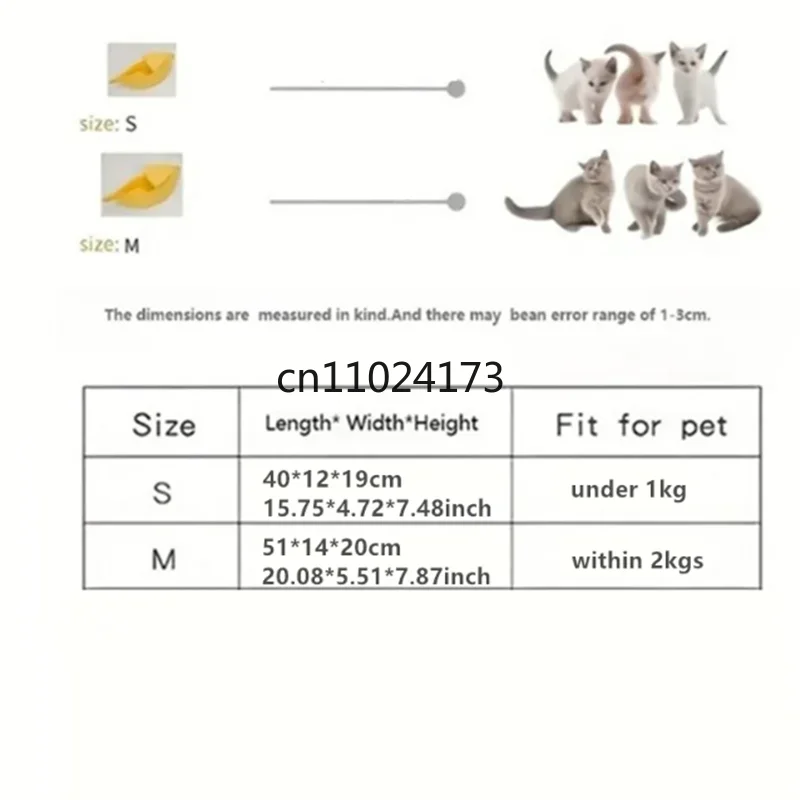Banana Cat Bed House Funny Cute Cozy Cat Mat Beds Warm Durable Portable Pet Basket Kennel Dog Cushion Cat Supplies Multicolor - Image 6