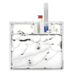 ABKW-Ant Farm Four-Story Double-Sided Ant Castle Sand Soil Nest Pet Workshop Home Kingdom With Queen Ant For Pets