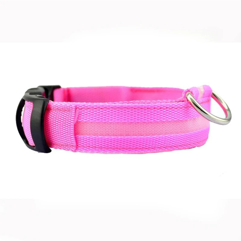 Dog Collar LED Light Electronic Night Safety Anti-Lost Nylon Adjustable Luminous Glowing Collar For Dogs Cats Pet Products Xs-XL - Image 9