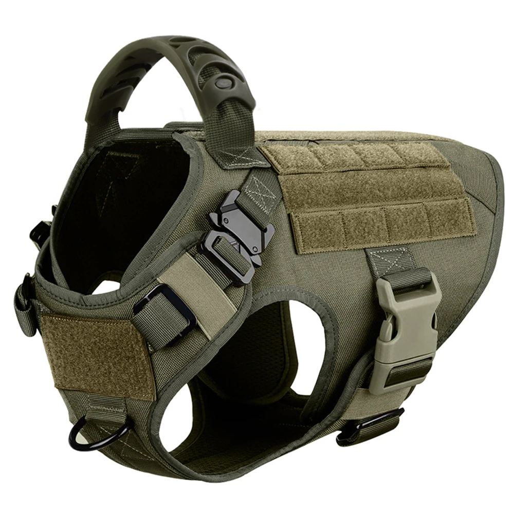Military Large Dog Harness Training Pet Vest for French Bulldog German Shepherd Malinois Tactical Harnesses For Dogs Accessories - Image 9