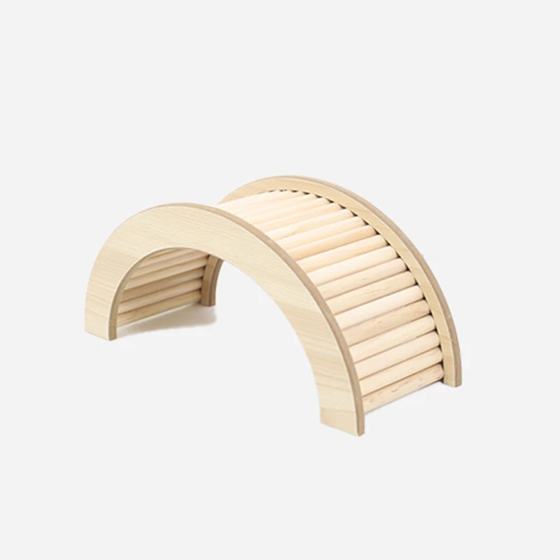 S/M/L Hamster Climbing Ladder Wooden Bridge for Guinea Pigs Rats Small Animals Toys Cage Decor Accessories Szczury Akcesoria - Image 5