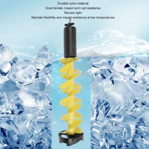 Ice Auger for Fishing Electric Nylon Corless with Positioning Drill for Enthusiasts