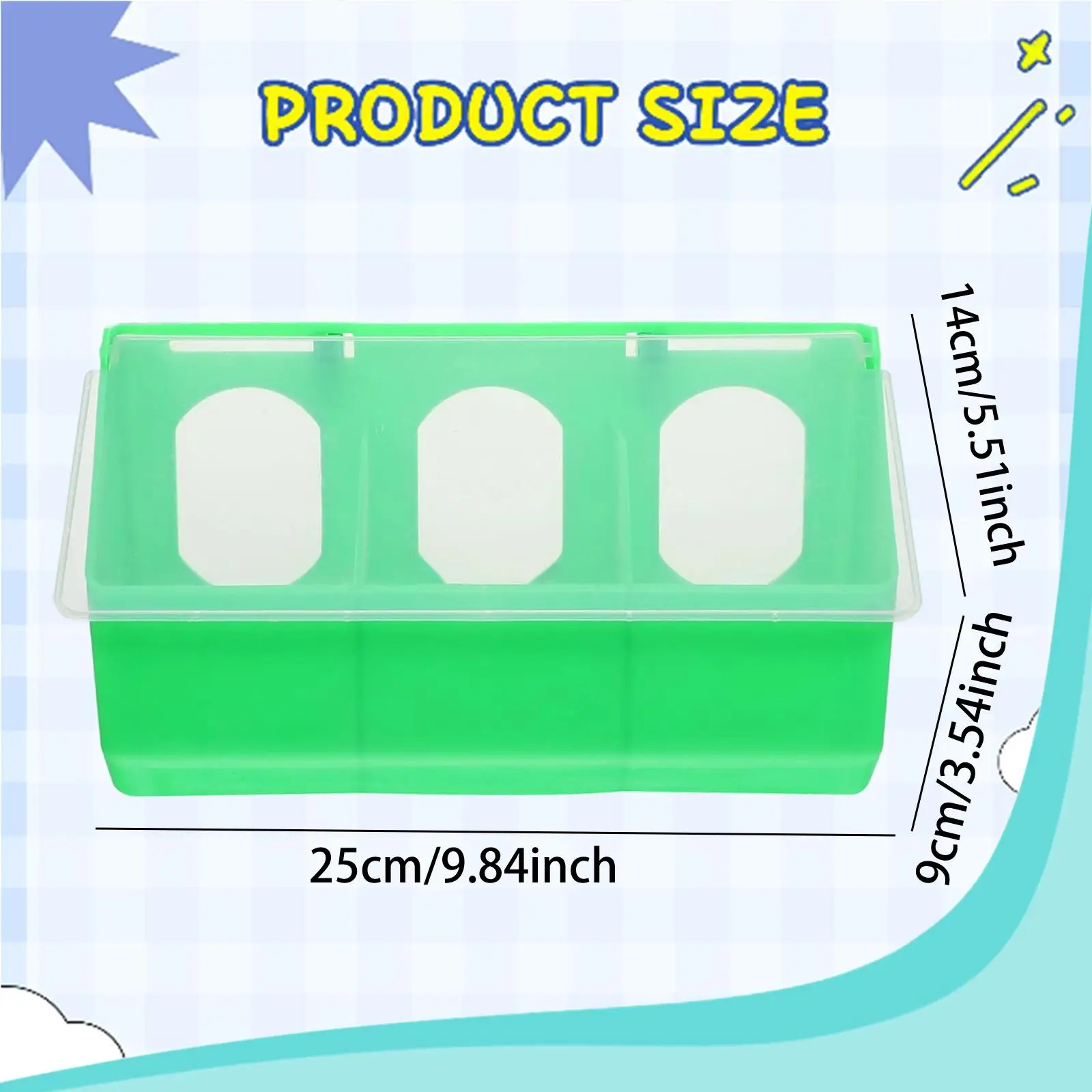 Pigeon Feeder, Bird Food, Hanging Box, Pet Bowl, Thick Waterer, Duck, Hamster, - Image 6
