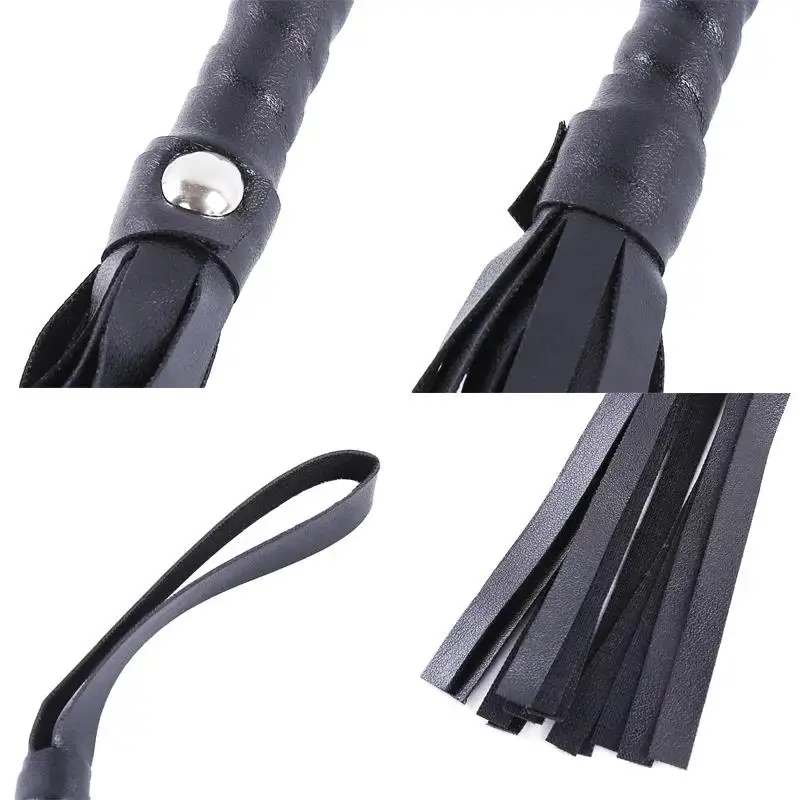 New Horsewhip Riding Sports Equipment Anti Slippery PU Leather Handle Horse Whip Racing Equestrian Tool - Image 5