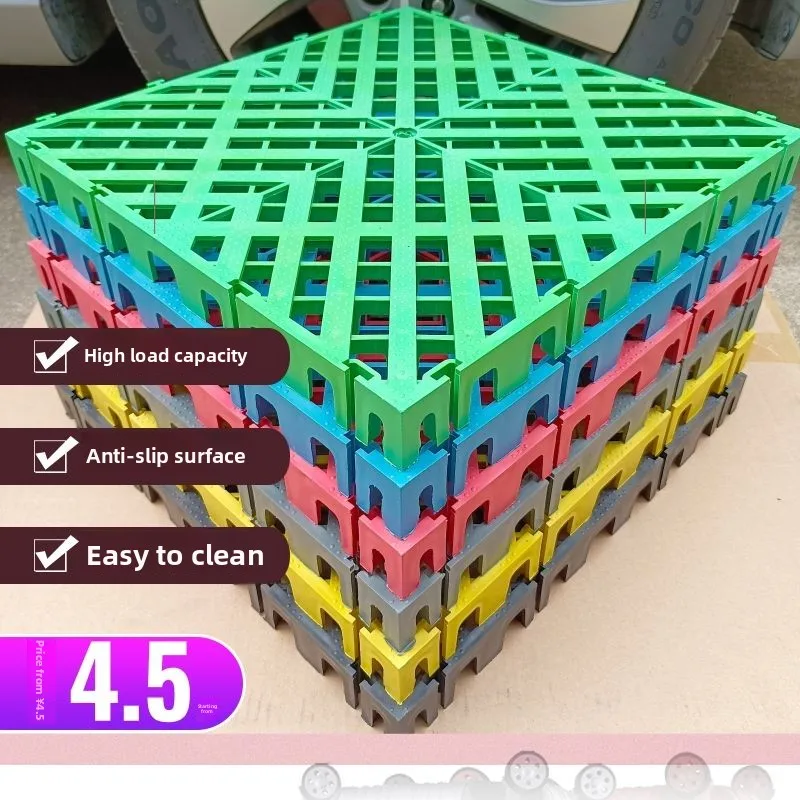 Thiened Plastic id Mat Anti Moisture Platform Carriage Wa Room Non-Slip Interloing Floor Pads Commercial Use Stripe P... - Image 2
