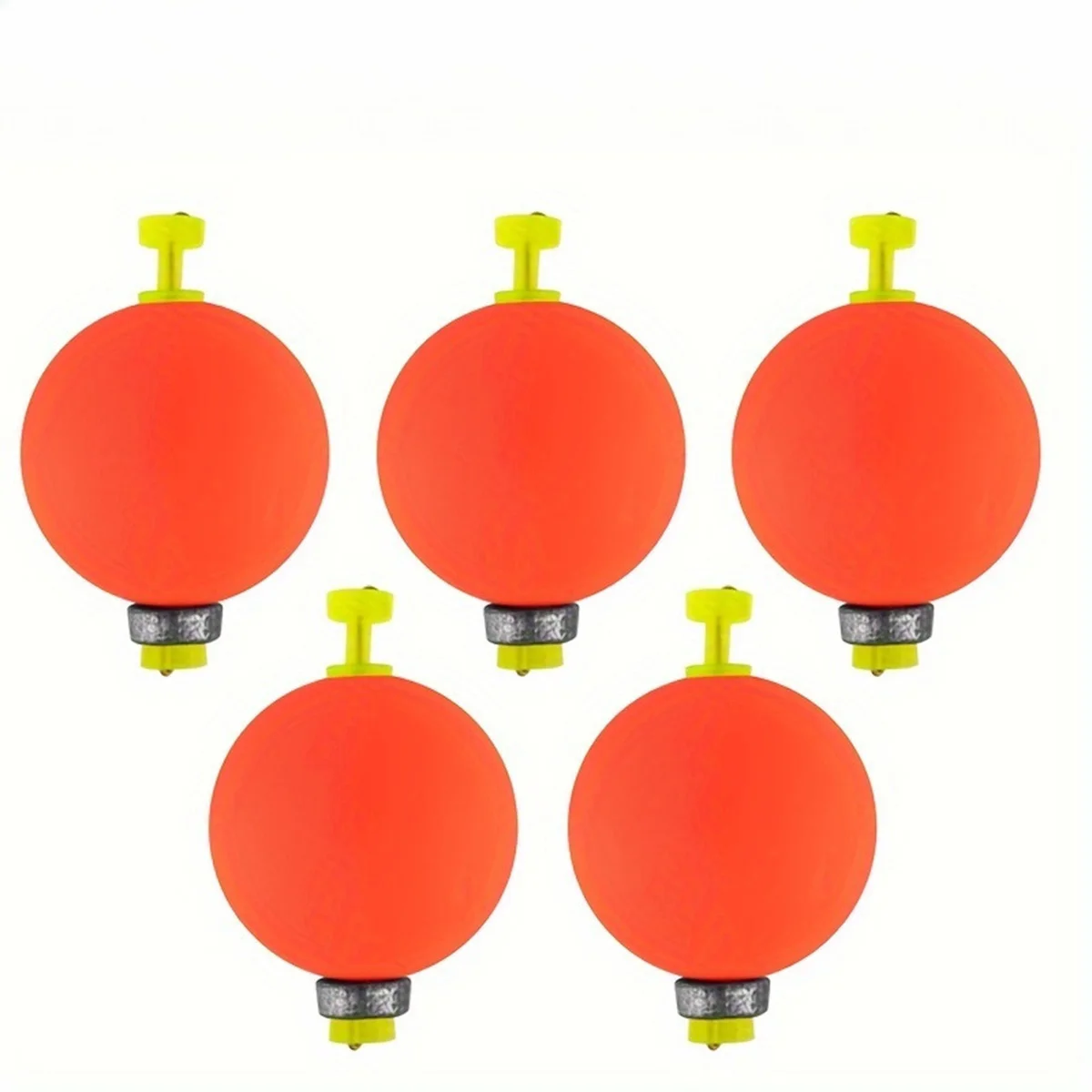Fishing Bobbers Floats Foam Snap on Float Weighted Bobbers Fishing Push Button Snap-on Bobbers Spring Oval Fishing Floats - Image 7