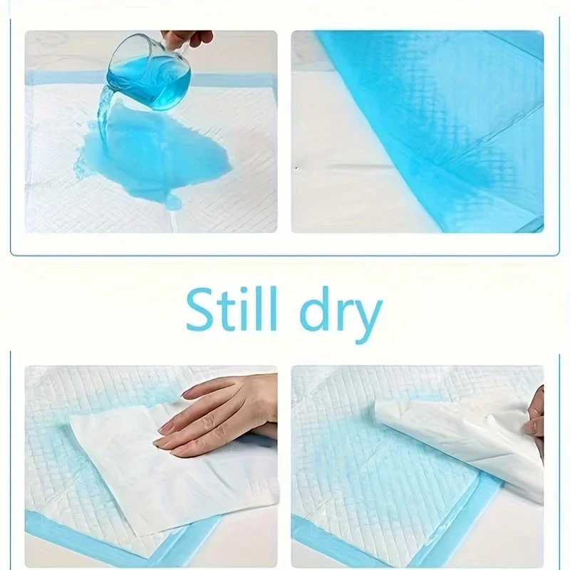 50-100pcs Disposable Pet Pads Dog Urine Diapers Quick Dry Absorbent Pet Pee Potty Pads Mat For Dog Pet Clean Cushion Supplier - Image 6