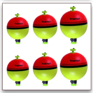 25mm 40mm 50mm Fishing Ball Bobbers Weighted Visibility Round Ball Foam Float Responsive EVA Fishing Float Bobber Sea Fishing