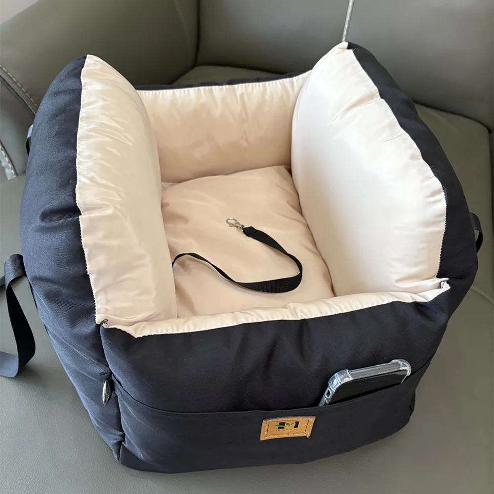 Small Dog Car Seat Dog Bag - Booster Seat Bed for , Washable Soft cotton Filling Travel Pet Cat Carrier nest Home dog kennel - Image 3