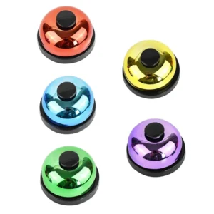 Pet Interactive Training Supplies, Pet Bell Toys, Toilet Pet Sound Toy, Call Ringings for Puppy Cats, Dog Training Press Bell