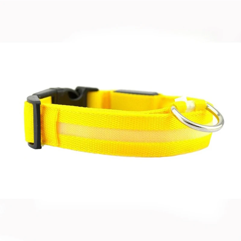 Dog Collar LED Light Electronic Night Safety Anti-Lost Nylon Adjustable Luminous Glowing Collar For Dogs Cats Pet Products Xs-XL - Image 7