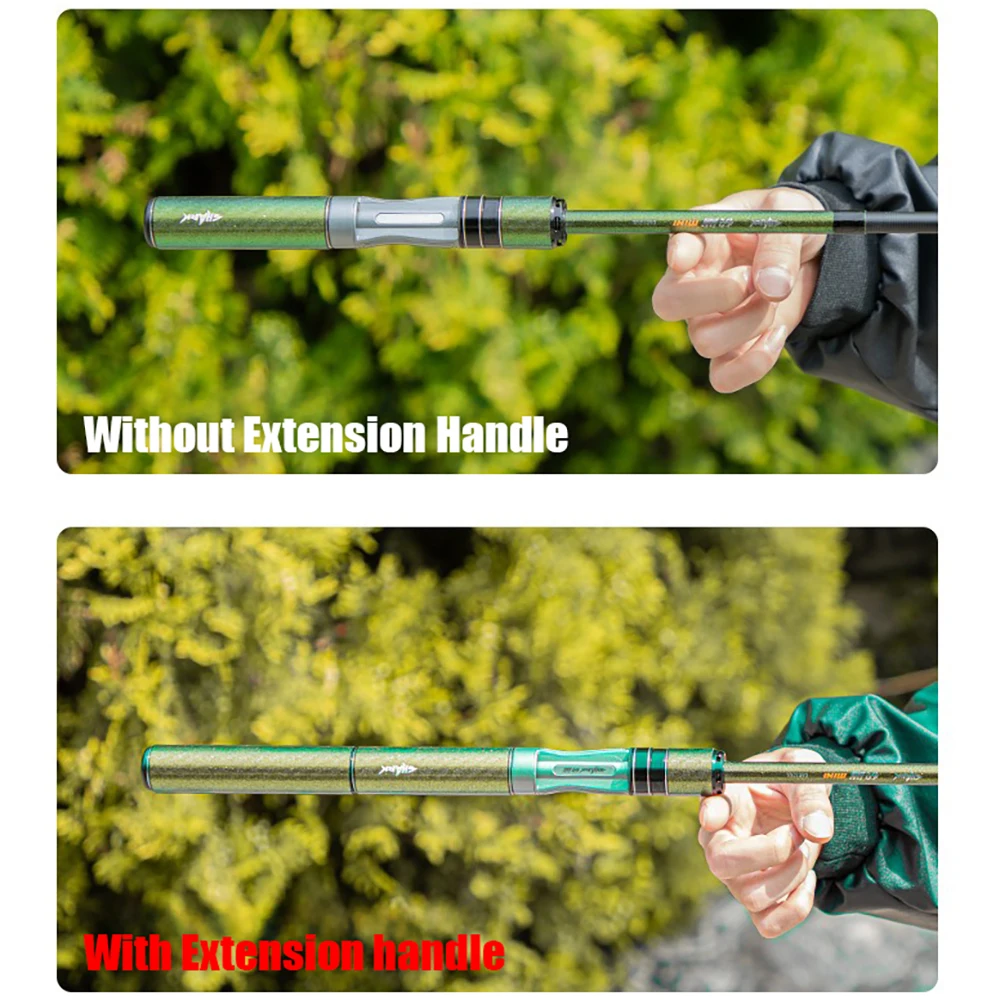Portable Carbon Fiber Telescopic Fishing Rod Tackle,UL Ultra Light Spinning and Casting Lure Rod,Carp Bass Trout Fishing Pole - Image 3