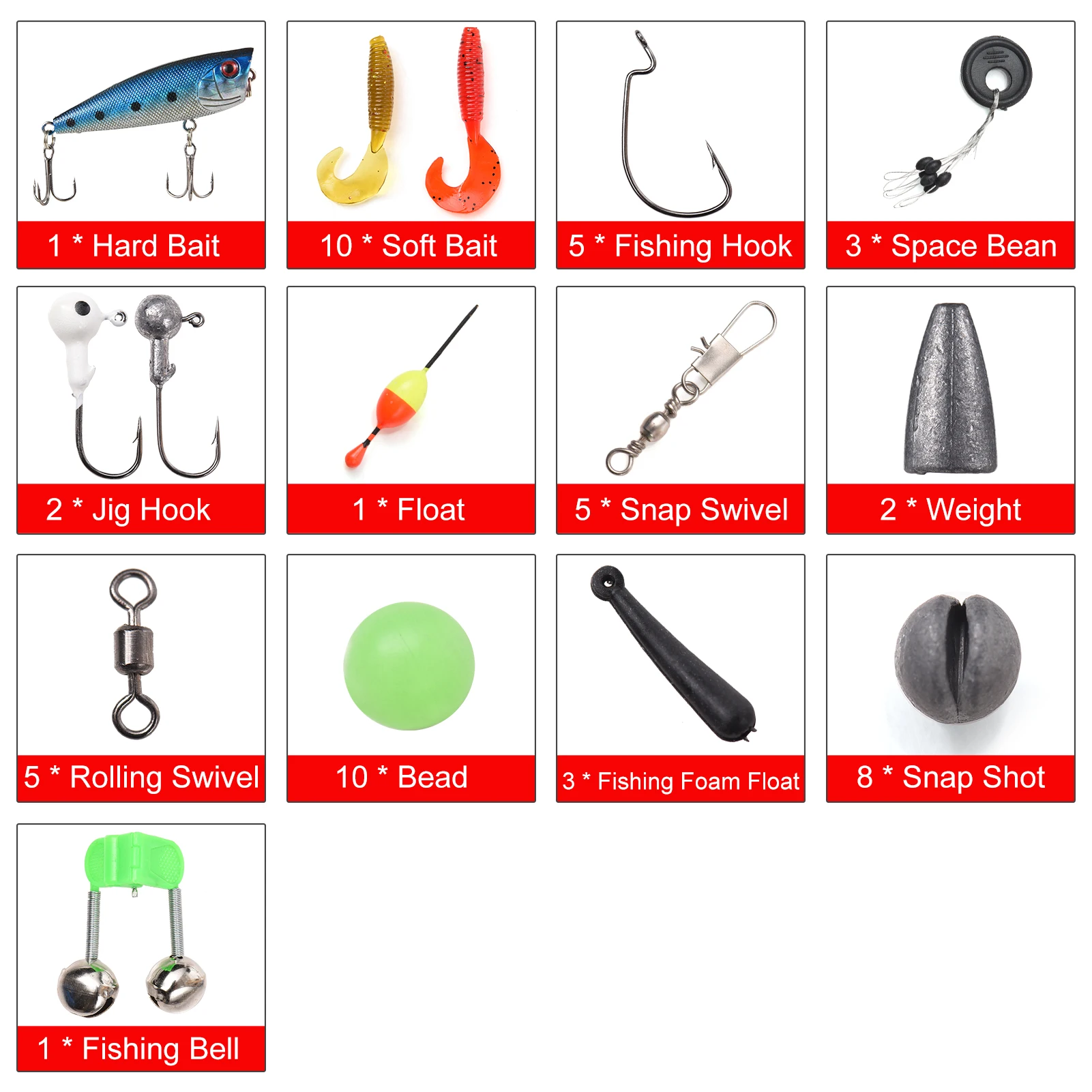 Kids Fishing Pole Telescopic Casting Rod Pole and Reel Combo Full Kit 1.2m/1.5m with Spincast Fishing Reel ,Hooks for Children - Image 6