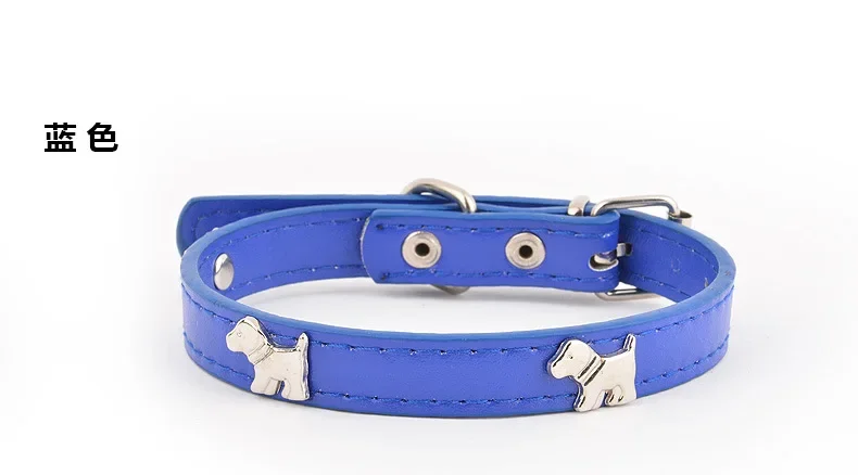 Dog Collars Solid 10 Colors Size Adjustable Suitable for Medium and Small Pets Blue Teddy Red Chihuahua Cat Necklace Puppy Scarf - Image 8
