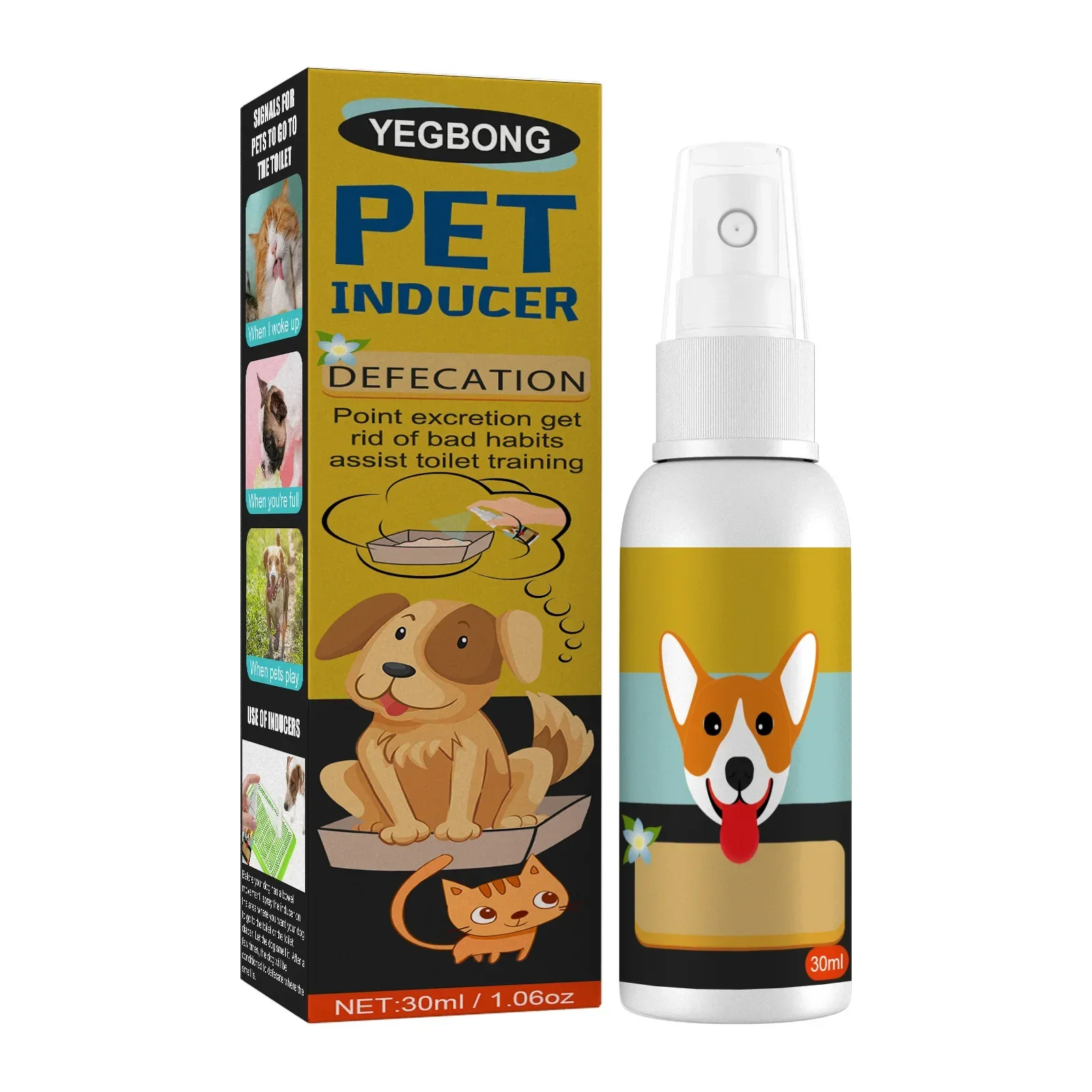 Dog Potty Training Spray Cats Kitten Outdoor Urine Poops Stool Location Helps Puppies Toilet Pet Positioning Defecation Inducer - Image 2