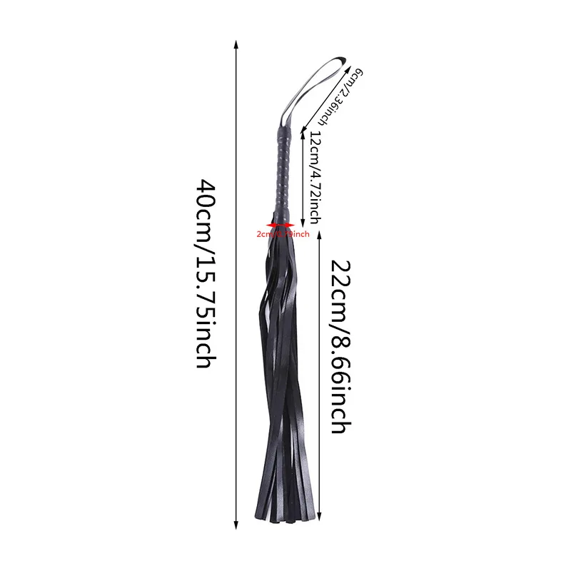 New Horsewhip Riding Sports Equipment Anti Slippery PU Leather Handle Horse Whip Racing Equestrian Tool - Image 4