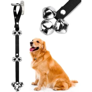 Dog Doorbells Premium Training Potty Great Adjustable Dog Door Bell for Potty Training Puppy Easy Way Extra Large Loud DoorBells