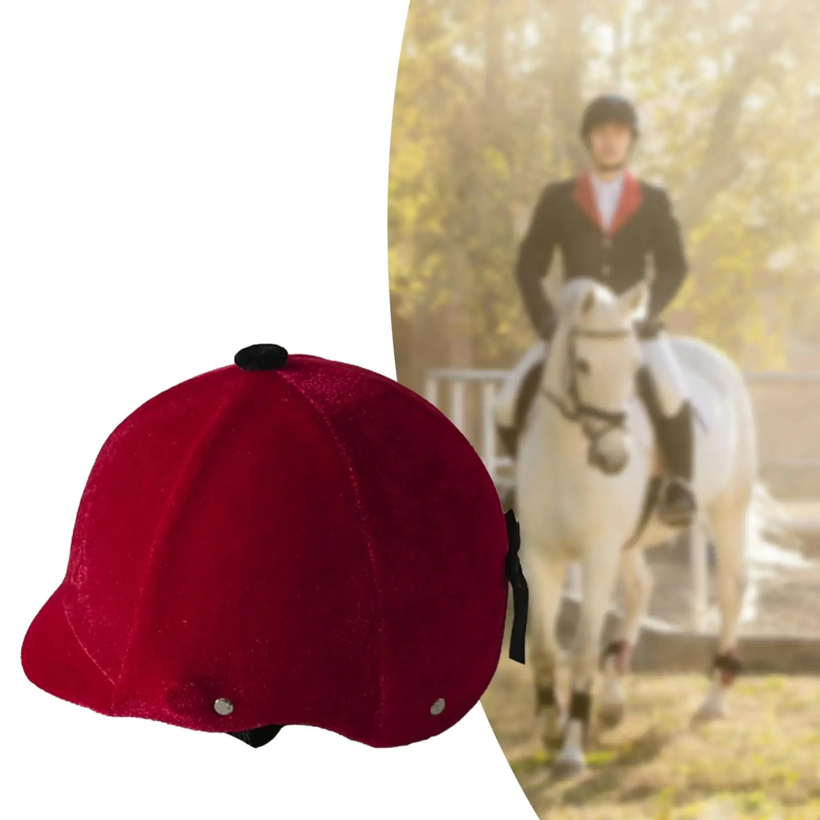 Horse Riding Helmet Professional Riding Cap Protective Gear Outdoor Sports Equestrian Hat Cap Adjustable Lightweight Equipment - Image 6