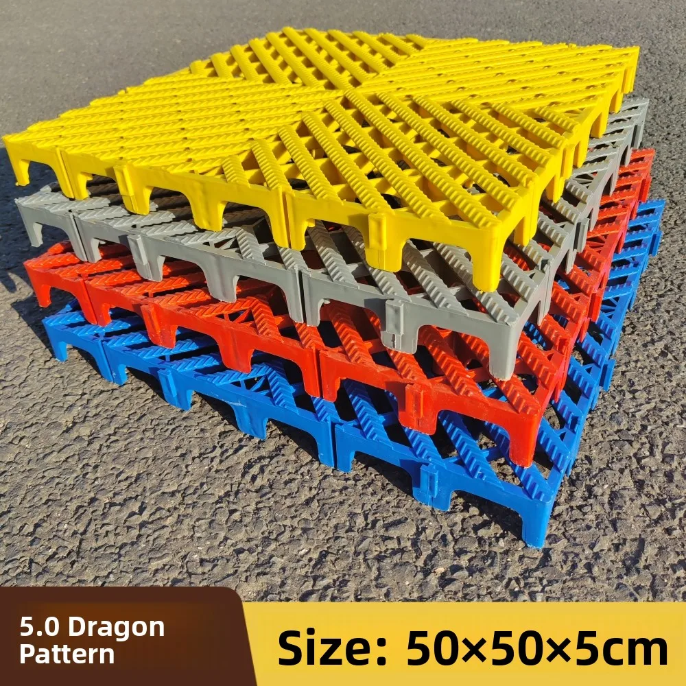 Thiened Plastic id Mat Anti Moisture Platform Carriage Wa Room Non-Slip Interloing Floor Pads Commercial Use Stripe P... - Image 18