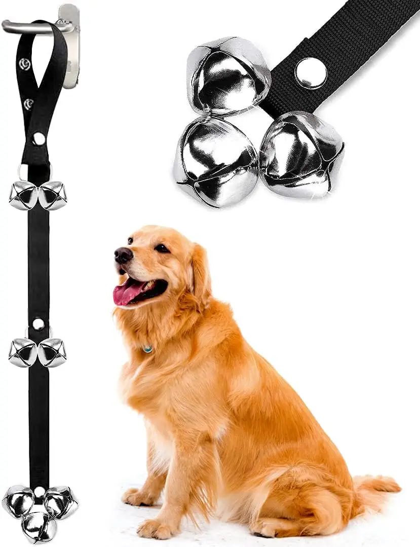 Dog Doorbells Premium Training Potty Great Adjustable Dog Door Bell for Potty Training Puppy Easy Way Extra Large Loud DoorBells - Image 7