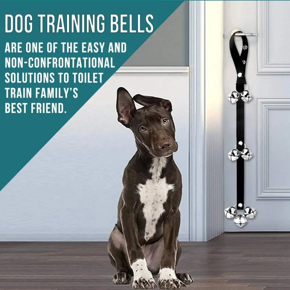 Dog Doorbells Premium Training Potty Great Adjustable Dog Door Bell for Potty Training Puppy Easy Way Extra Large Loud DoorBells - Image 3