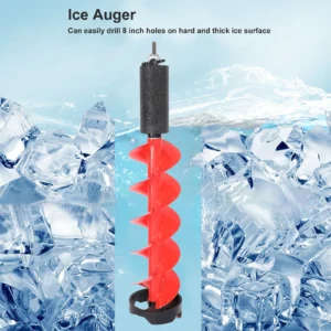 Ice Fishing Auger Ice Auger For Fishing Electric Nylon Corless With Positioning Drill For Enthusiasts Electric Ice Fishing Auger