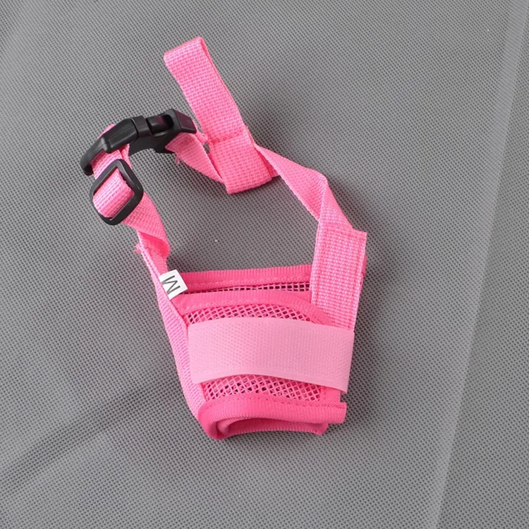 Anti Barking Dog Muzzle For Small Large Dogs Adjustable Mesh Breathable Pet Mouth Muzzles For Dogs Nylon Straps Dog Accessories - Image 7