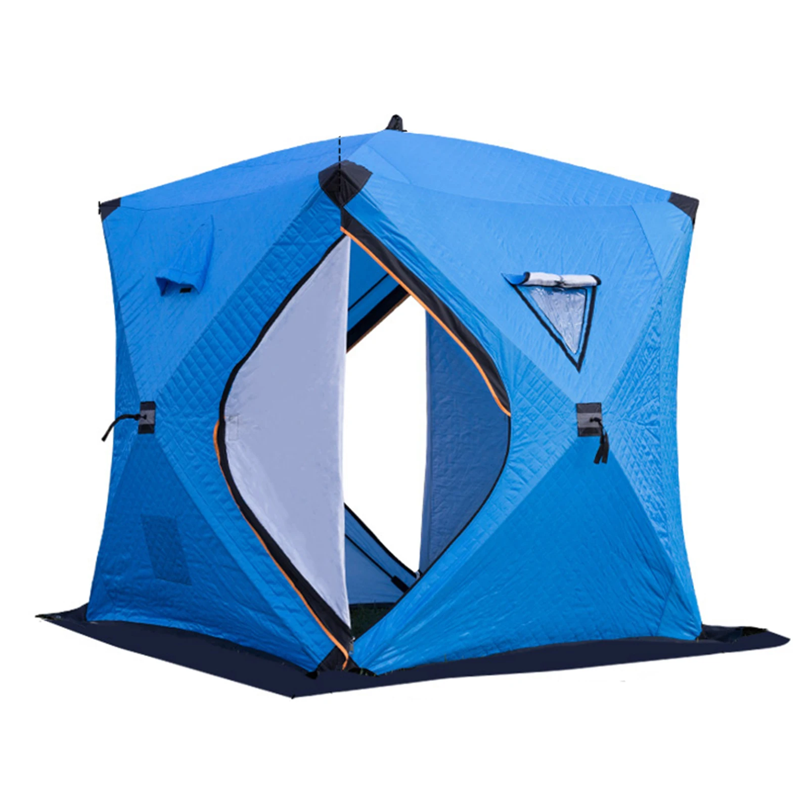 Easy Set-up Winter Fishing Tent Ice Fishing Tent Portable Ice Fishing Shelter Waterproof & Windproof Winter Fishing Equipment - Image 9