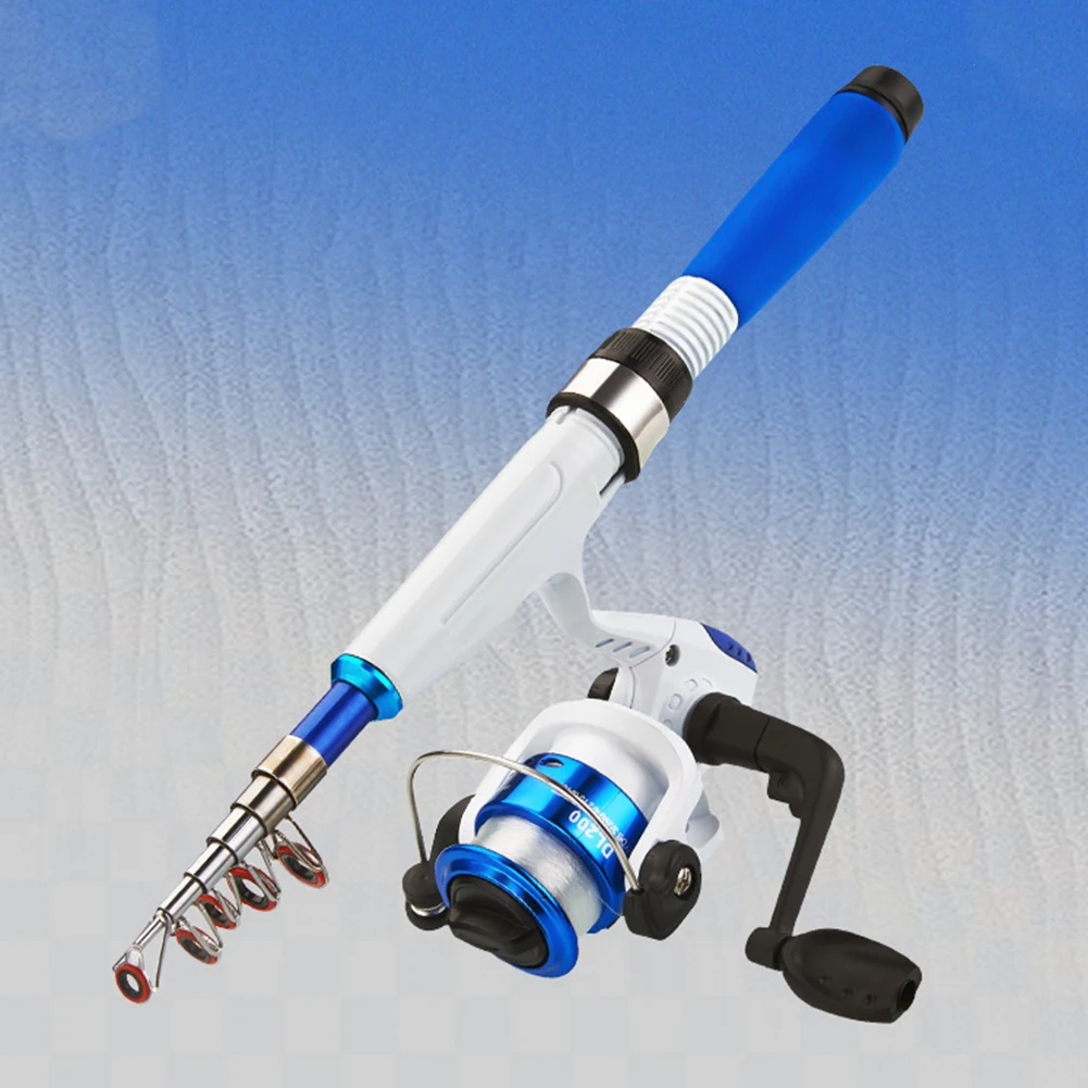 1.2M Mini Fishing Pole Kits With Short Telescopic Fishing Rod And-Spinning Reel Baits Travel Pole Set For Beginner Children - Image 4