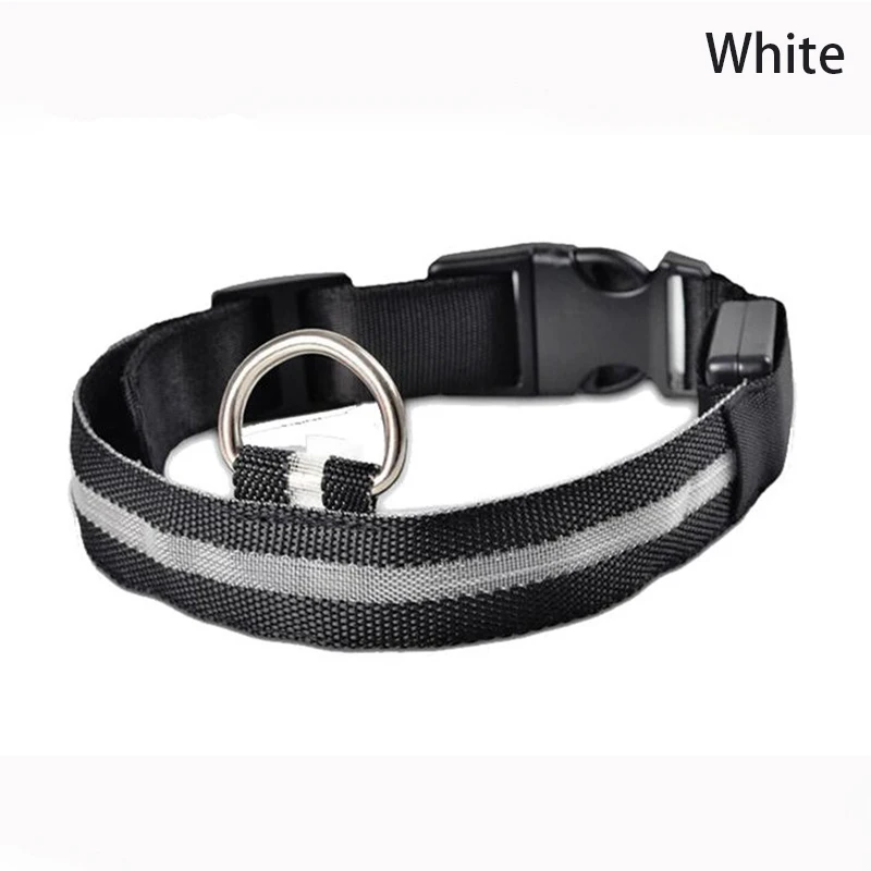 Dog Collar LED Light Electronic Night Safety Anti-Lost Nylon Adjustable Luminous Glowing Collar For Dogs Cats Pet Products Xs-XL - Image 10