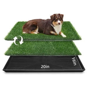 Small Dogs Toilet Simulated Lawn Grass Dogs Potty Pan Removable Pet Urine Pad Pee Anti-Splash Urine Cleaning Pets Supplies