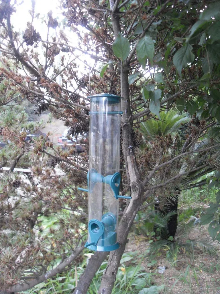 Bird Food Feeder Automatic Bird Feeder Outdoor Waterproof Hanging Bird Feeder - Image 3