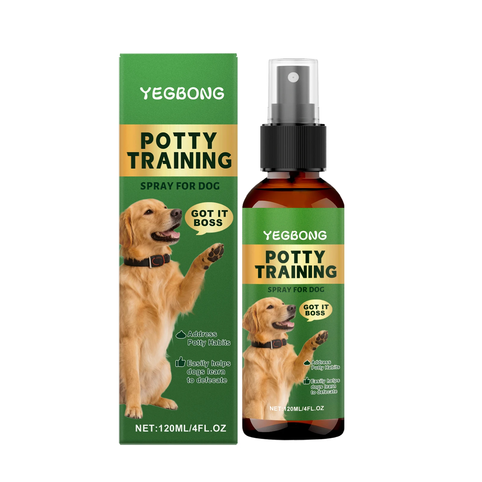 Dog Toilet Training Spray Effectively Guiding Pets Defecate Correcting Toileting Habits Plant Ingredients Non-toxic Pet Supplies - Image 5