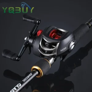 Fishing Reel Lightweight Baitcasting Reel 18+1 with 10kg Carbon Fiber Drag with High Speed 7.2:1 Gear Ratio Baitcaster Reels