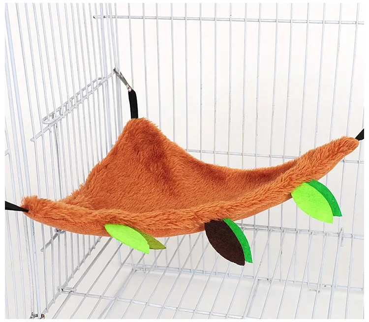 Plush Hammock Hamster Hammock for Rats Rodent Warm Cute Small Animal Assessories Guinea Pig Ferret Squirrel Nests Pets Supplies - Image 11
