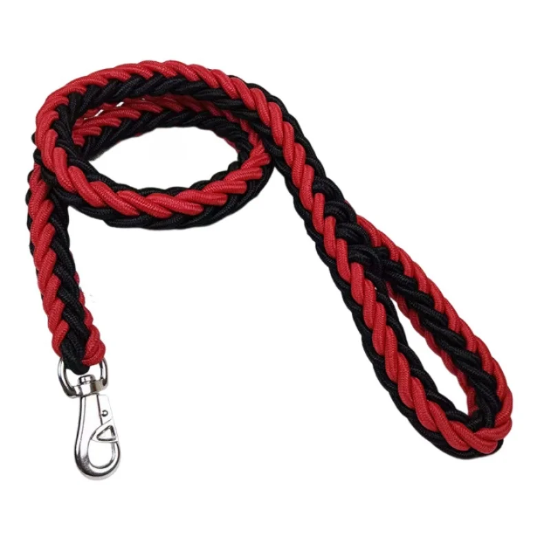 Large Dog Leash Nylon Braided Traction Rope Pet Walking Thick Hand Rope For Bulldog Rottweiler Hound Dogs Accessories - Image 11