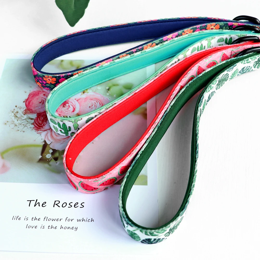 150cm Dog Leash Nylon Print Pet Cat Walking Belt Dogs Cat Lead Rope With Padded Handle for Dogs Cats Bulldog Pug Chihuahua - Image 4
