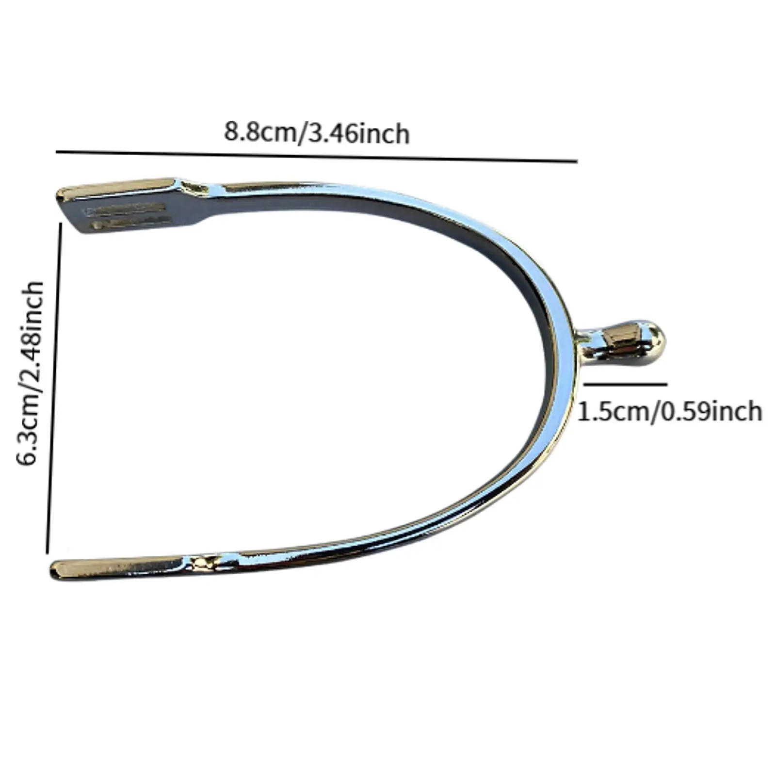 2x Horse Spurs Professional Sturdy Portable Practical Equestrian Equipment Equestrian Training Spurs Zinc Alloy for Women/Kids - Image 6