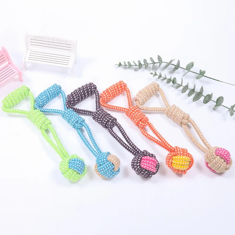 Pet Dog Toys for Large Small Dogs Toy Interactive Cotton Rope Mini Dog Toys Ball for Dogs Accessories Toothbrush Chew Puppy Toy - Image 7