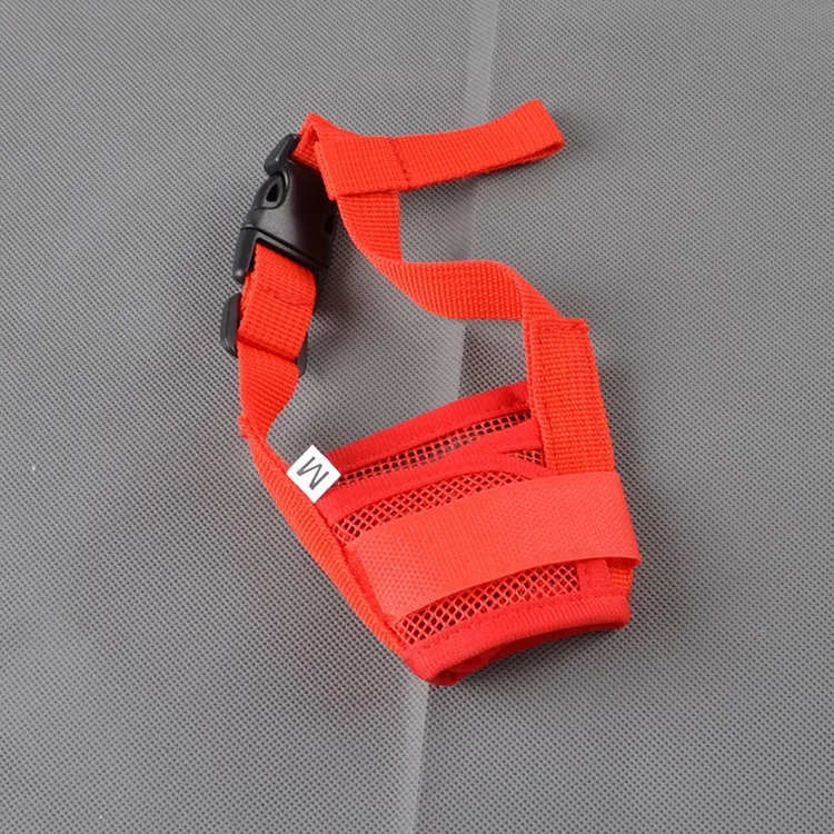 Anti Barking Dog Muzzle For Small Large Dogs Adjustable Mesh Breathable Pet Mouth Muzzles For Dogs Nylon Straps Dog Accessories - Image 9