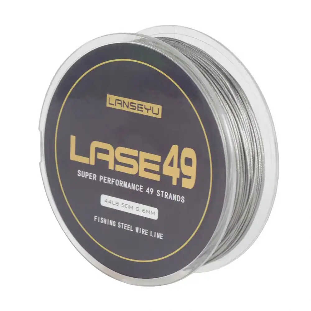 50M Fishing Line, Sea Fishing Coated Stainless Steel Wire, Anti Bite, Wear-Resistant Strong Tensile Strength, 0.6mm-0.8mm - Image 7
