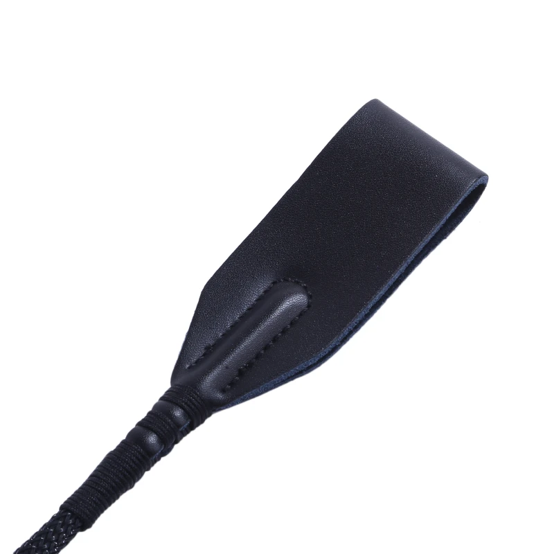 Portable Pointer Equestrian Training Horse Whip Stage Performance Props Lash Supplies Racing Riding Crop With Handle PU Leather - Image 4
