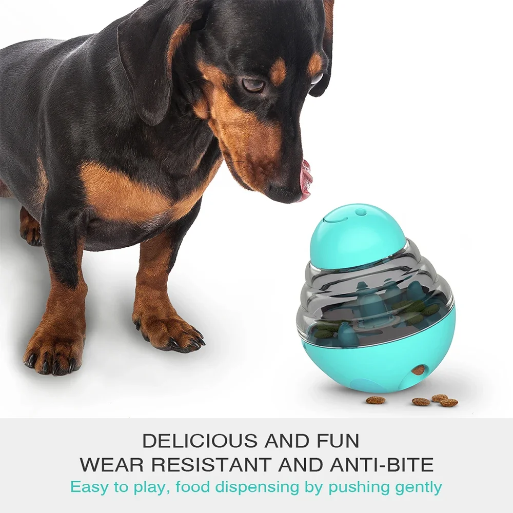 Dog Toy Treat Dispenser For Small Big Dogs Interactive Shaking Leakage Food Container Increases IQ Tumbler Pet Track Rolling Toy - Image 6
