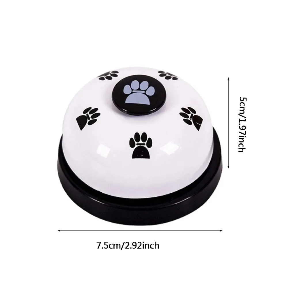 Pet Toys Bell for Dogs Cat Training Interactive Toy Called Dinner Small Bells Footprint Ring Trainer Feeding Reminder For Teddy - Image 3