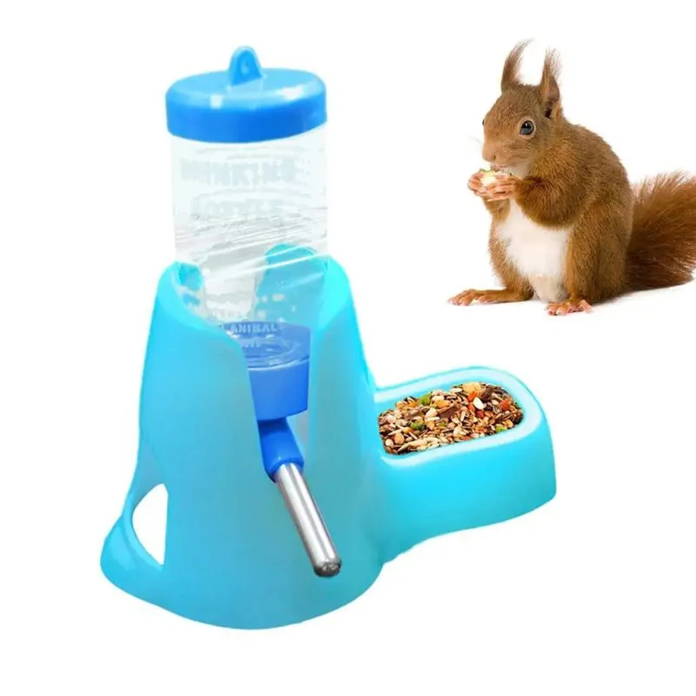 Hamster Water Feeder Small Animal Automatic Dispenser Drinking Water Bottle Bowls Dish with Food Container for Guinea Pig Rat - Image 5